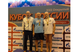 Ветеран ТУСУРа вошёл в число мультимедалистов на Кубке России по плаванию в категории «Мастерс»