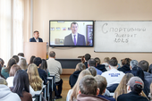 Студенты и сотрудники ТУСУРа приняли участие во всероссийской акции «Спортивный диктант - 2025»